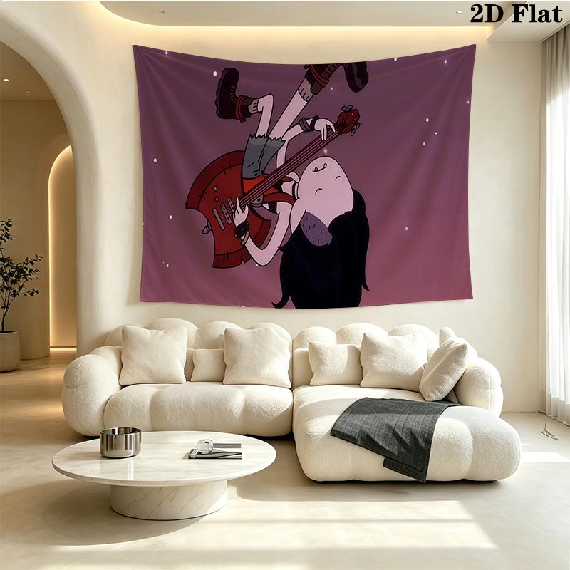 Marceline Wall tapestry, aesthetic printed fabric blanket, suitable for bedroom, living room, and home decor.