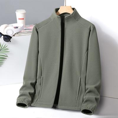 Autunno e Inverno Giovane e Mezza Età Pile Pile Collo Alto Cardigan con Cappuccio Giacca Lavorata a Maglia Taglia Grande Pile Austriaco Caldo Maglione Giacca
