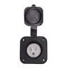 15A 125V Campers Power Outlet Waterproof Shock Resistant Design for Campers Vehicle Interior Electrical System