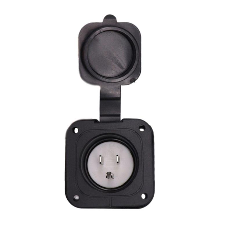 15A 125V Campers Power Outlet Waterproof Shock Resistant Design for Campers Vehicle Interior Electrical System