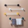 Bohrloser Handtuchhalter im Badezimmer, Einzelstange in der Küche, Lappenhalter, Verdickte Handtuchstange im Badezimmer