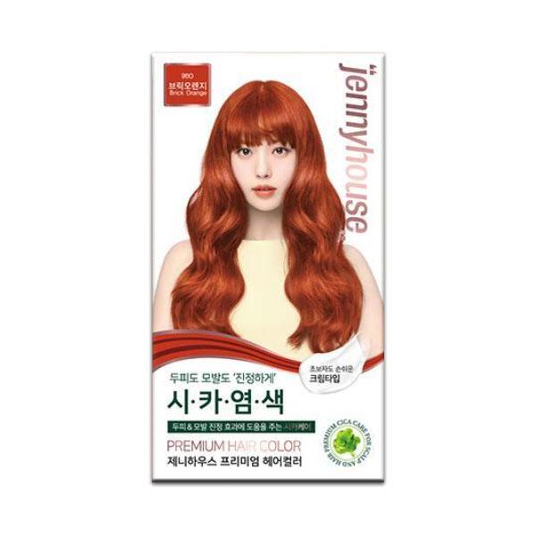JENNY HOUSE Премиальный крем-краска для волос – Кирпично-оранжевый (9BO) Brick Orange (9BO)