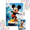 Mickey Mouse Surfing Diamond Painting Art Kit Handmade DIY Home Decor Gifts