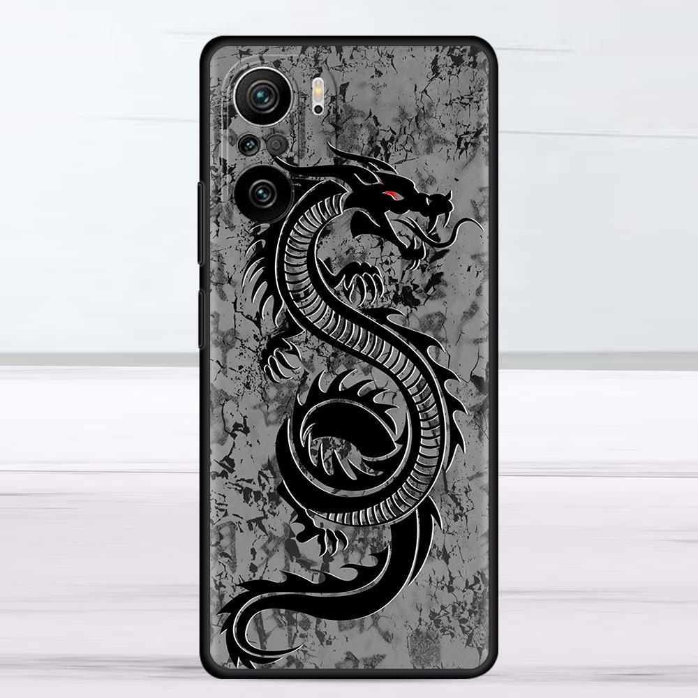 

Чехол для Xiaomi Redmi Note 11 9S 10 9 8 7 9A 9C 9i K40 8T 10C 9T K50, силиконовый чехол для телефона, модный китайский винтажный дракон Redmi K50 Gaming