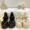thick-soled Mary Jane small leather shoes women's new spring with skirt bow jk French shallow mouth loafer single shoes