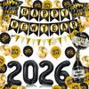 2026 New Year Party Decoration Aluminum Foil Balloon Set