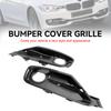 2PCS Front Bumper Fog Light Grille Covers Fit BMW 3 Series F30 F31 2013-2015