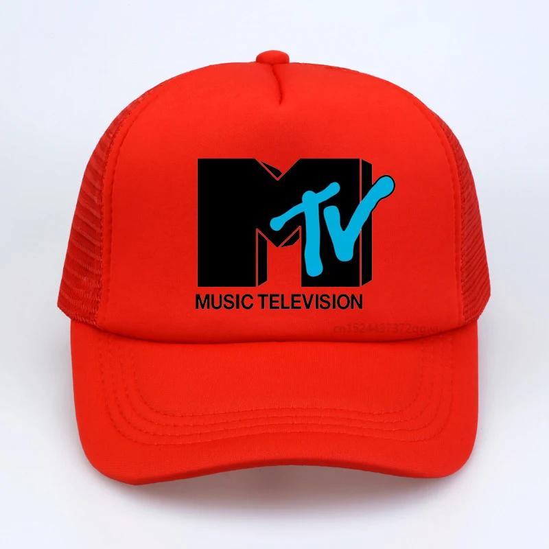 

Бейсбольная кепка MTV Music Television, крутые уличные кепки унисекс, ретро-рок, хип-хоп, сетчатые кепки с Хизер, gorras Adjustable