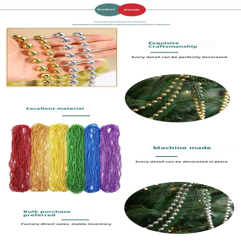 Pentru Decor Festiv Pom de Crăciun Șir de Mărgele de Crăciun Petrecere de Crăciun Șir Lungime 5M Accesorii de Crăciun