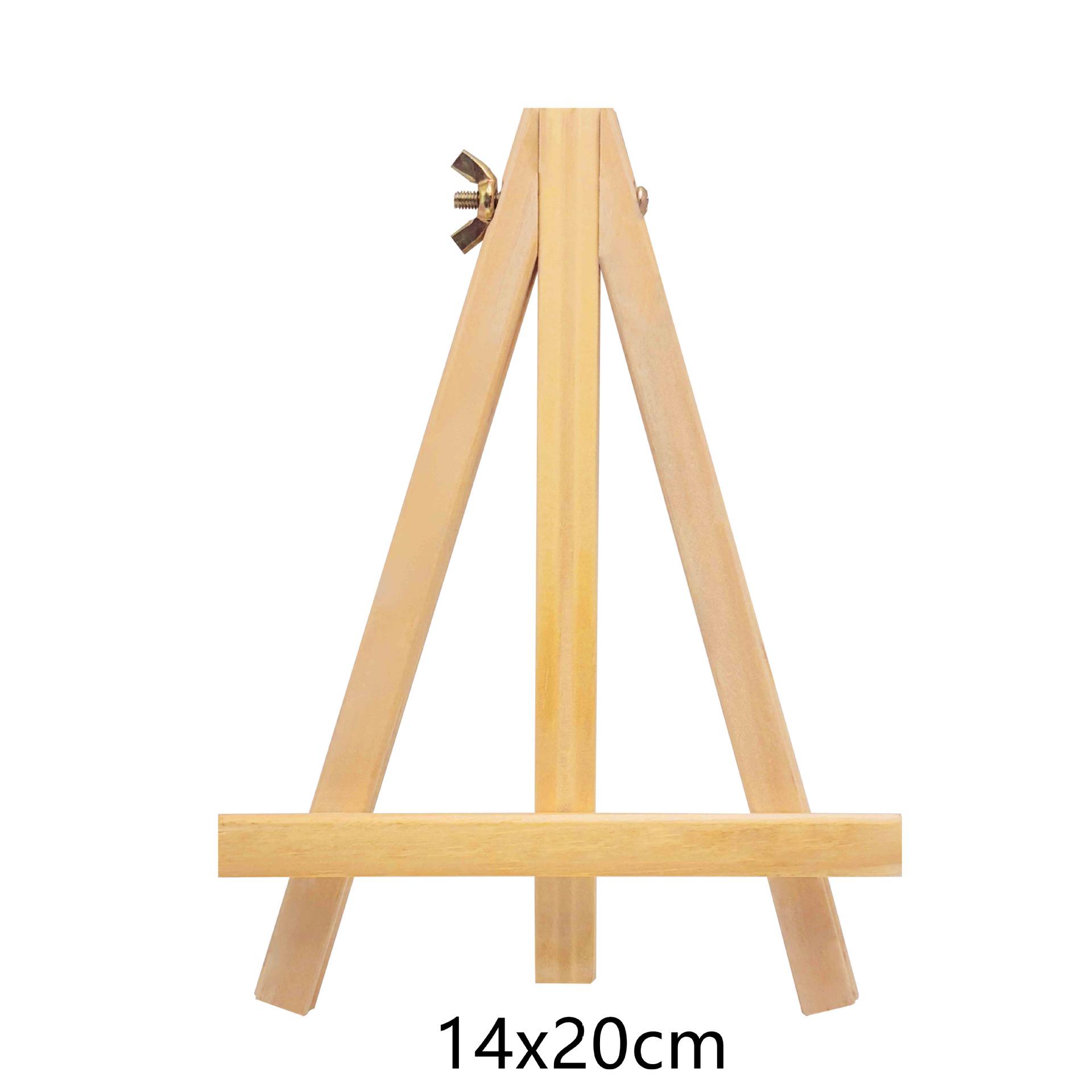 Desktop Wooden Mini Easel: Phone, Tablet, Photo & Oil Painting Stand