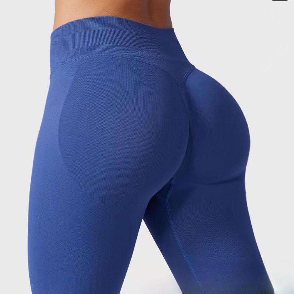 

Женские быстросохнущие бесшовные штаны для йоги DFYNE со средней и высокой талией, приподнимающие бедра, — идеально подходят для бега и тренировок. Extra Small