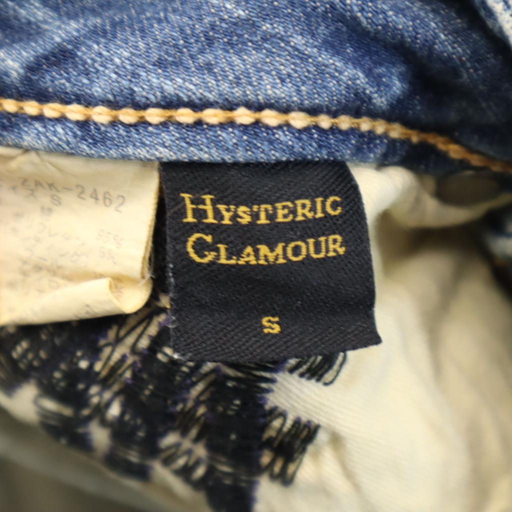 HYSTERIC GLAMOUR made in Japan Midi length Vintage processing Denim skirt Women Used