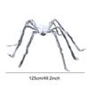 Fake Large Hairy Halloween Spider with Glowing Red Eyes Halloween Decorations Spider for Window Wall Indoor Outdoor Decorations
