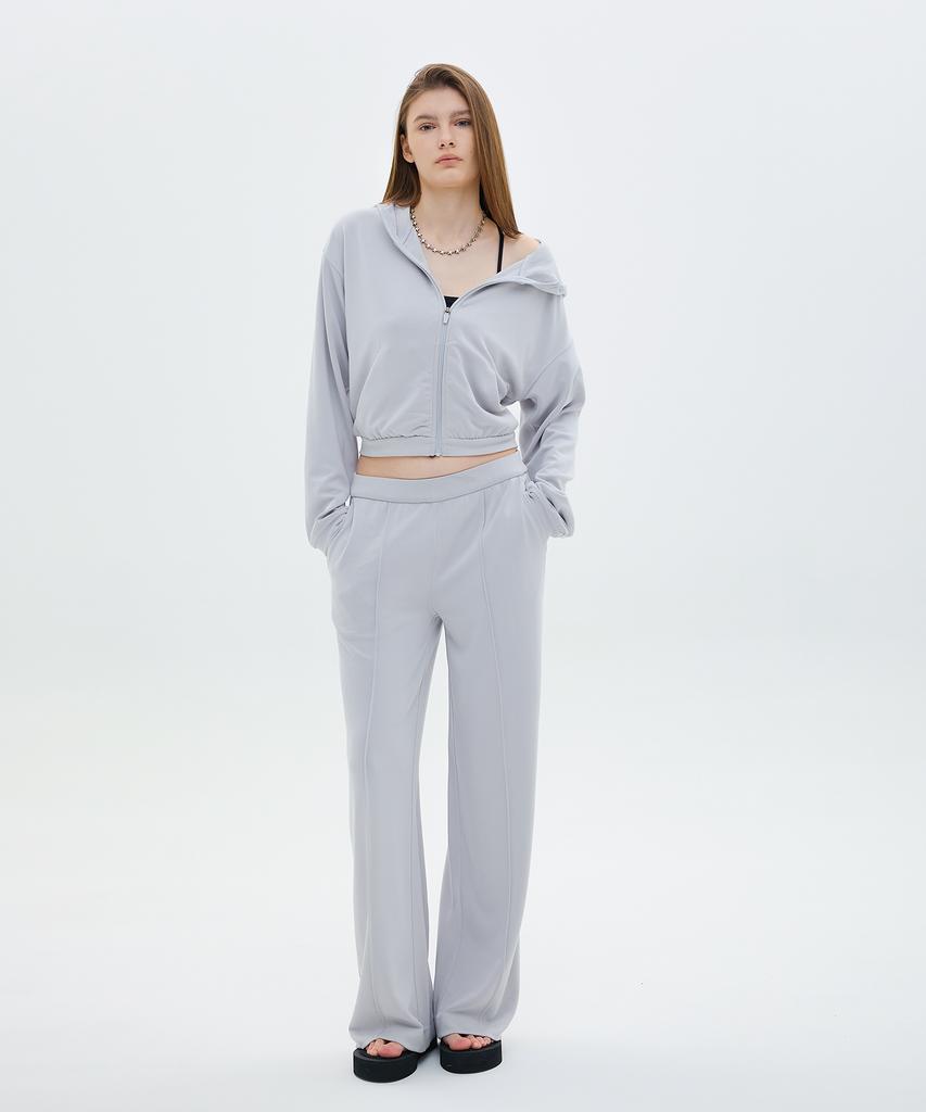 Adeba Air Touch Wide Pants [Gray]