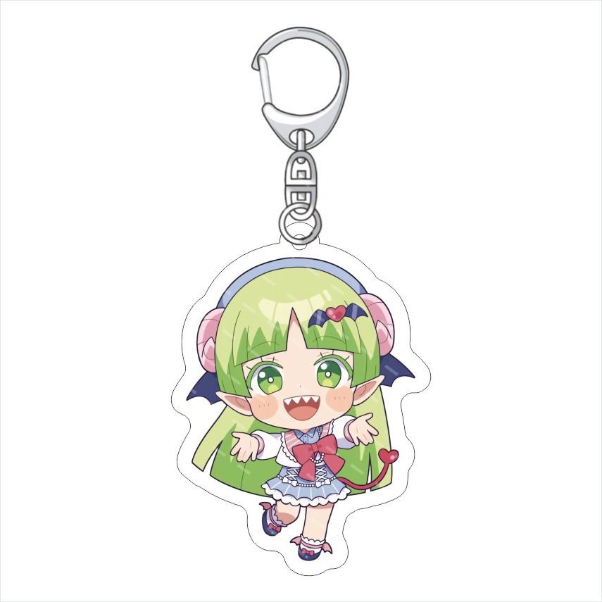 

Anime Welcome To Demon-School Iruma-kun Acrylic Keychain Cartoon Figure Azazel Ameri Valac Clara Key Chain Keyring Decoration
