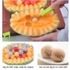 Melonenausstecher-Set, 4-in-1-Obstausstecher-Formen, Wassermelonen-Obstausstecher, Obstschnitzwerkzeuge