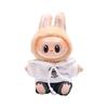 West Coast Labubu Doll's Hoodie Rap Dog 17cm Plush Dolls Clothes  Children Gift
