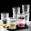Vintage Embossed Glasses Drinking Glasses Water Glasses Modern Embossed Designs Glasses