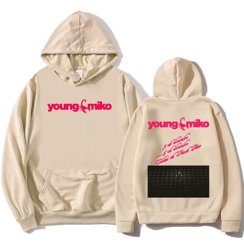 Young Miko Tour 2026 Hoodies DO NOT DISTURB Album Graphic Sweatshirts Fleece Winter Fleece Hooded Pullovers Streetwear Women