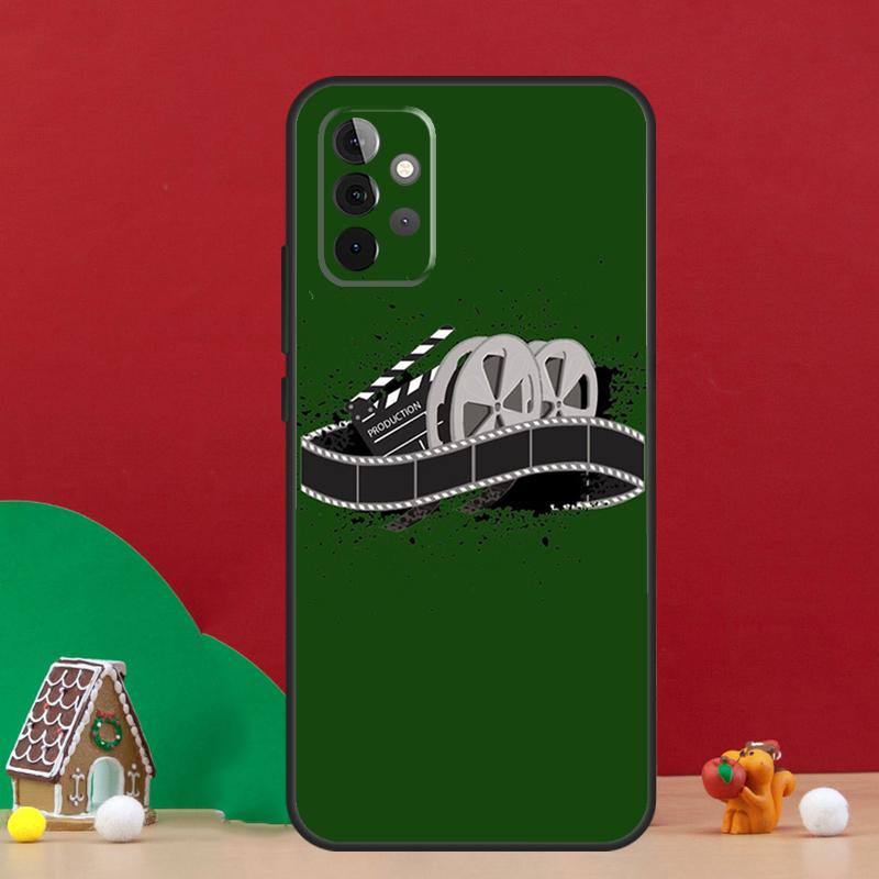 Film Movie Maker Clapperboard Take Case For Samsung Galaxy A56 A33 A13 A36 A23 A52 A32 A12 A54 A34 A14 A16 A53 A15 A35 A55 A17