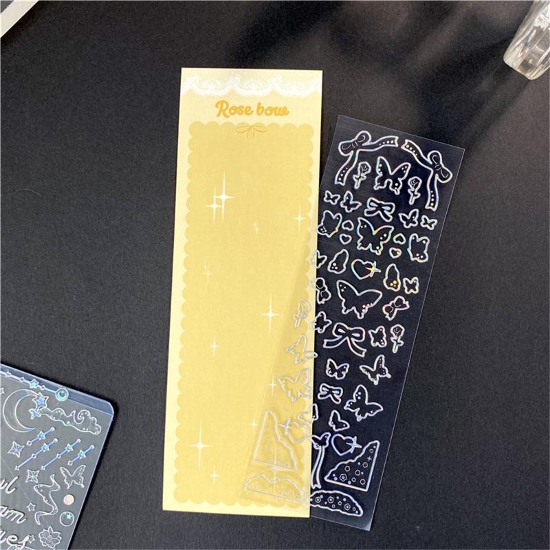 Dream Series Pet Stickers Butterfly Jellyfish Whale Kawaii Diy Stationery Stickers For Scrapbooking