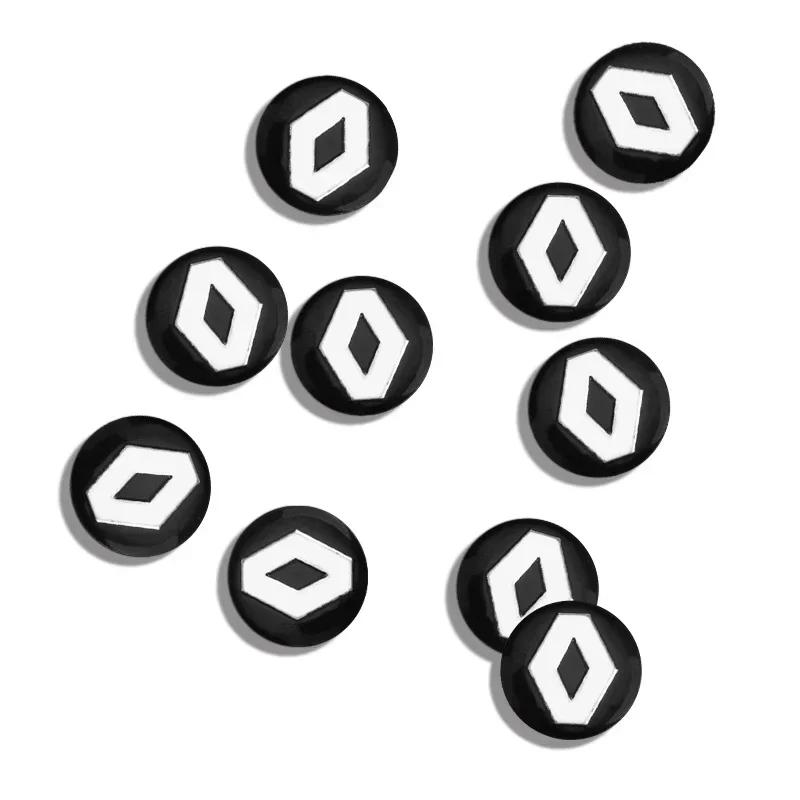 Innenaufkleber 14mm Auto Fernbedienung Schlüssel Abzeichen Aufkleber Für Renault Clio Koleos Megane Espace 3 QM6 Kadjar Captur Scenic Fl