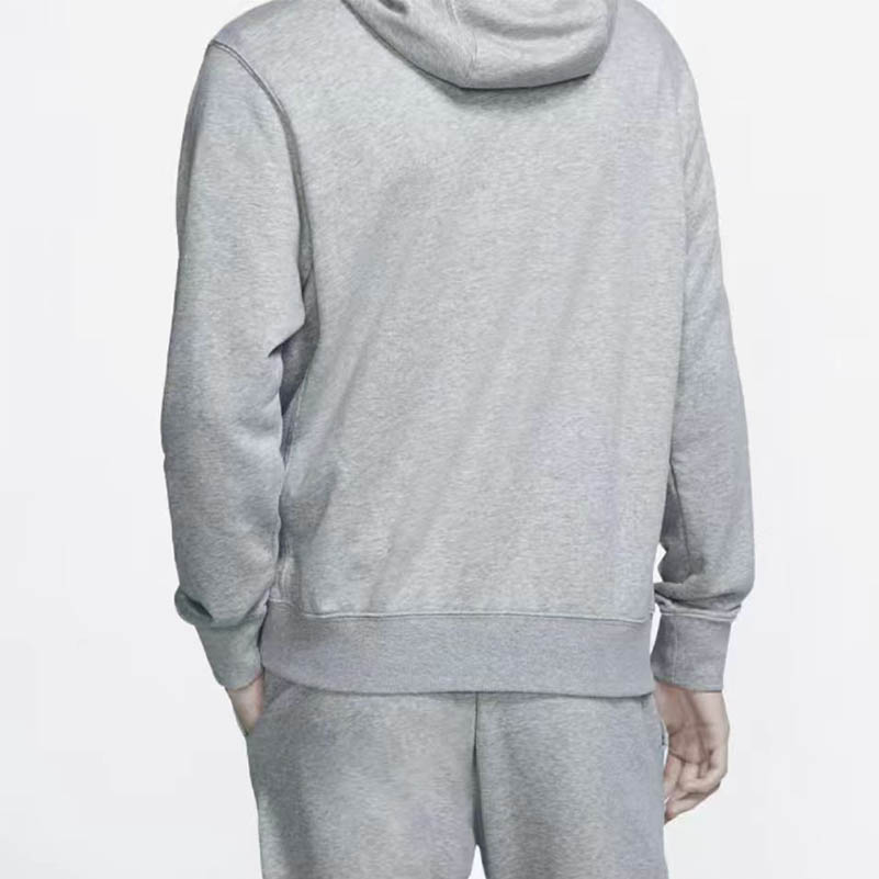 Nike Sweatshirts Men's Gray Hooded Moderate Cardigan BV2649-063()