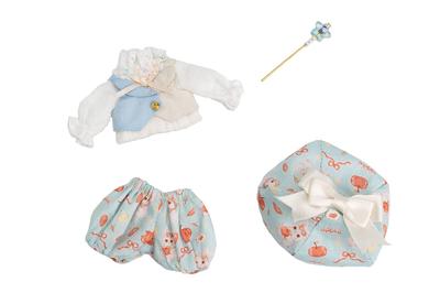 PICCODO ACTION DOLL Doll Clothes Set Mint Rabbit