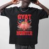 Gyat Hunter Graphic Tee Viral Meme Shirt Summer Mens and Womens Loose and Breathable Tshirt Top