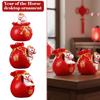 2026 Chinese Horse New Year Decor Red Envelope Resin Desktop Ornament Cute Lucky Horse Figurine Wealth Fortune Home Office Decor