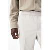 H M sliM Fit Twill Pants ligHt Beige