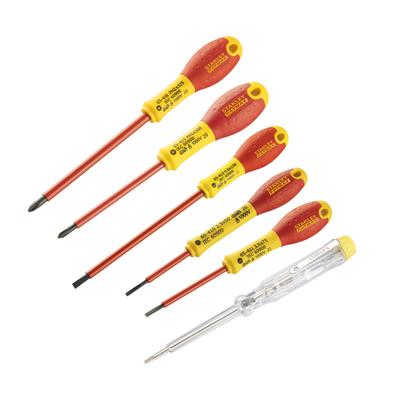Fatmax Screwdriver Set 6 Pcs Vde Flat + Ph - S/65-441-0