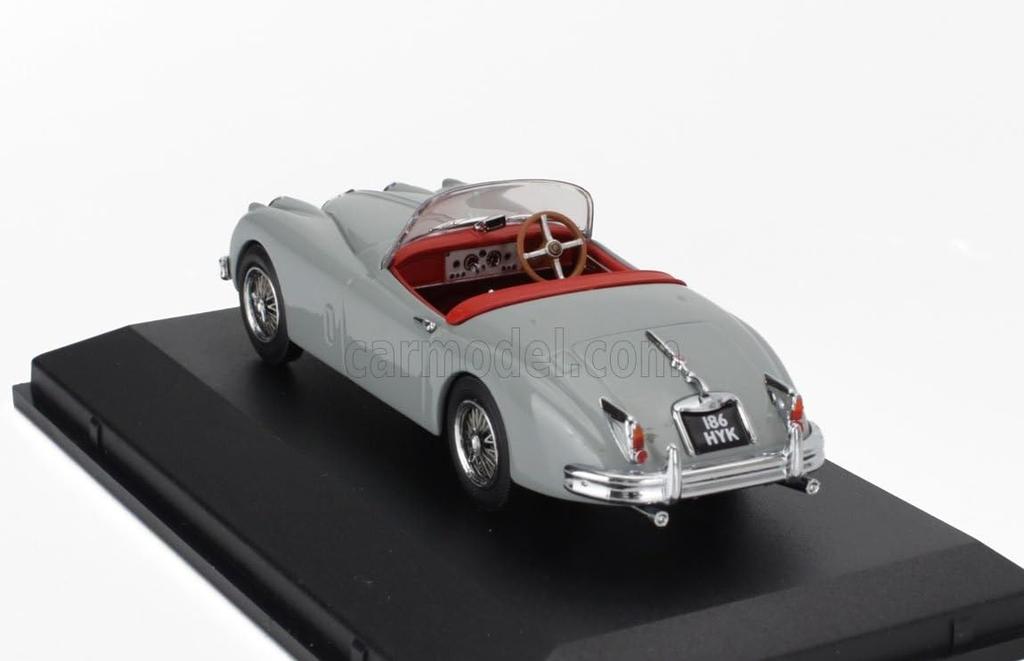 Oxford Jaguar 1/43 XK 150 Roadster Diecast Model (Light Gray) [Parallel Import]