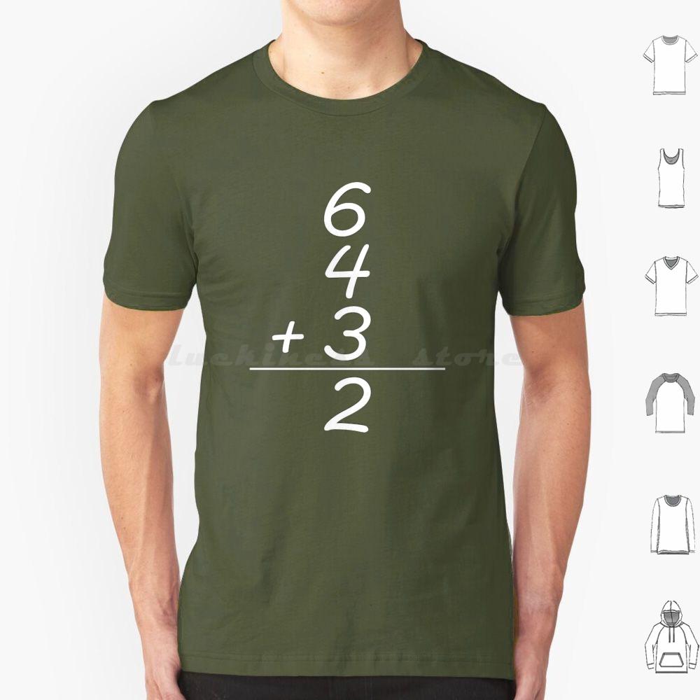 Baseball 6 4 3 2 White T Shirt Cotton Men Women DIY Print Sports Baseball 6 4 3 2 Baseball Math Baseball Fans Aaron Judge