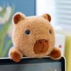 PP Cotton Plush Capybara Bag Pendant Stuffed Doll Cartoon Animal Keychain  Children