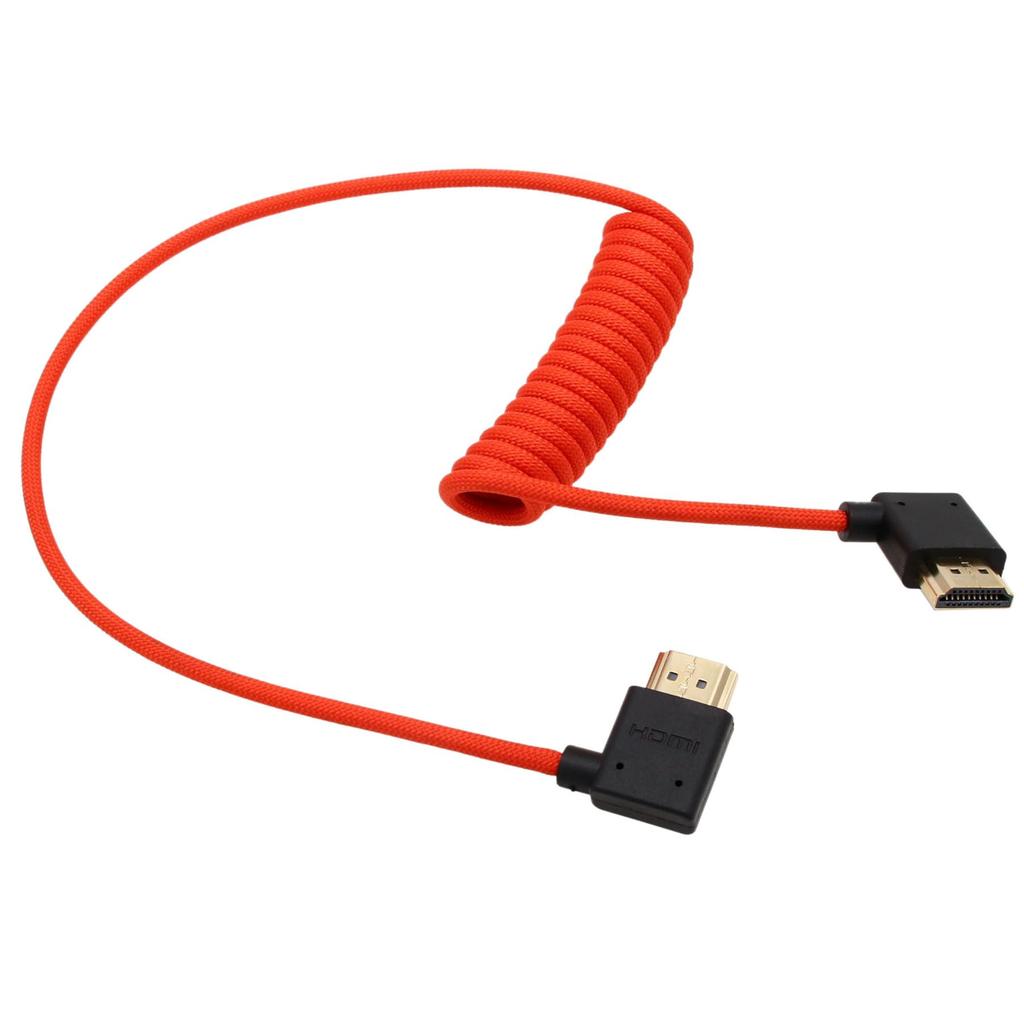 HangTon HDMI 8K 4K 60p Cable for ATOMOS Ninja SmallHD Cine Sony Canon Z8 Type A HDMI Braided 50cm Inferno, Portkeys, Ultra, Indie, A7M4, A7SIII, C300,