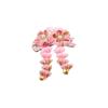 Flower Japanese Kimono Headwear Sakura Tassel Fan Hairpin Lovely   Girls