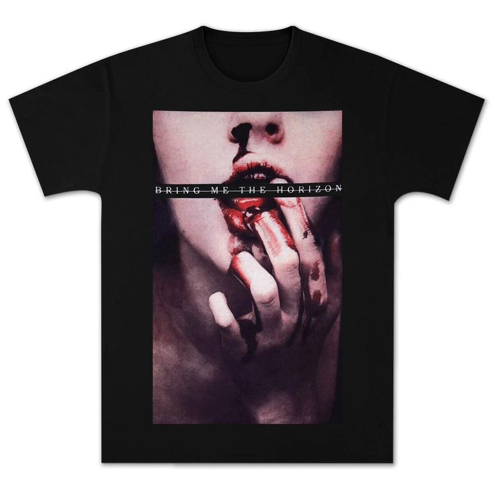 РЕДКИЙ! Bring Me The Horizon Группа Винтажная Черная Унисекс Футболка S-5XL ГОРЯЧАЯ НОВАЯ Унисекс Футболка XXL
