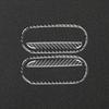 Carbon Fiber Car Interior Door Handle Cover Trim Set For Mazda MX-5 NC 2009-2015