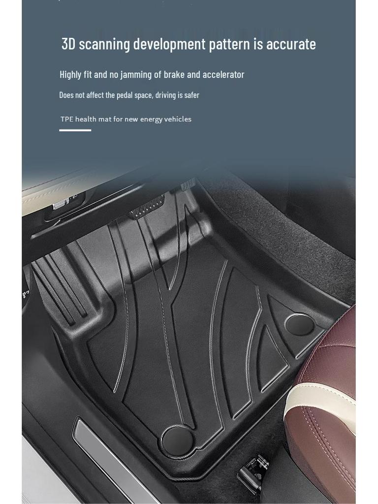 Floor Mats for 2021-2026 Geely Xingyue L: TPE Floor, Trunk, & Seat Back Mats