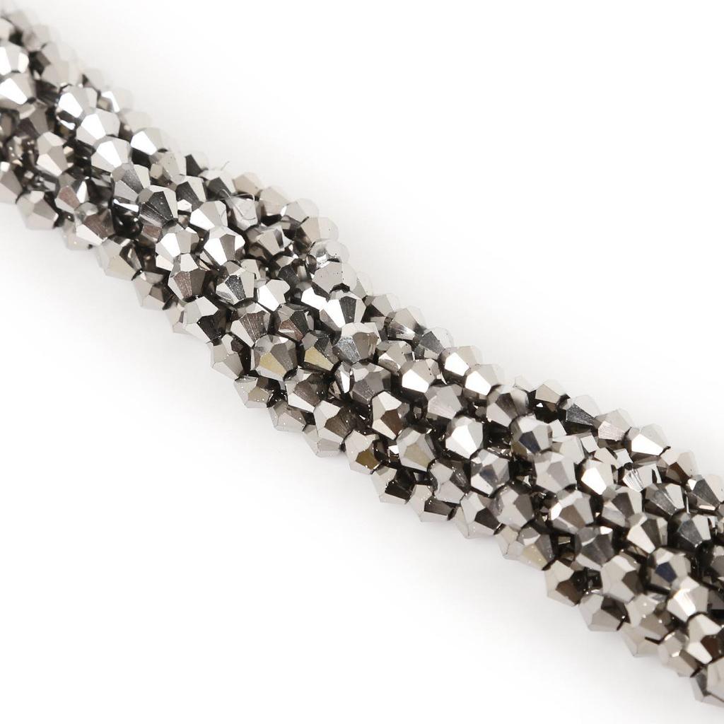 4mm Rhombus Glass Crystal Beads for DIY Jewelry Making