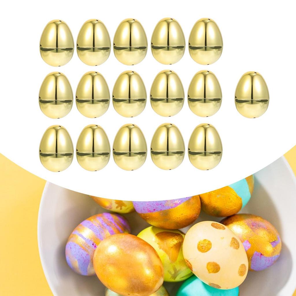 16 ks plnitelných velikonočních vajec Prázdná velikonoční vejce Nevyplněná DIY Dětská dekorace Kreativní