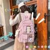 Stylish Large-Capacity Cartoon Backpack for Women & High School Students - Korean Harajuku Ulzzang