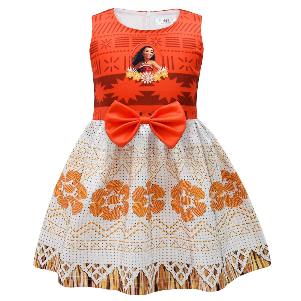 Source, Descendants, Moana, Moana, Girls Dress, Girls Bow Dress Skirt