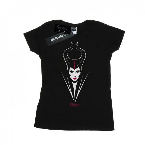 Disney Womens/Ladies Maleficent Mistress Of Evil Face Cotton T-Shirt