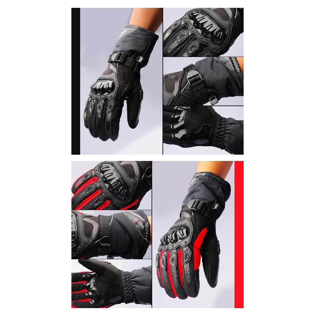 Motorcycle Gloves Men Waterproof Windproof Winter Warm Moto Biker Gloves Motorbike Riding Touch Screen Moto Protection Guantes