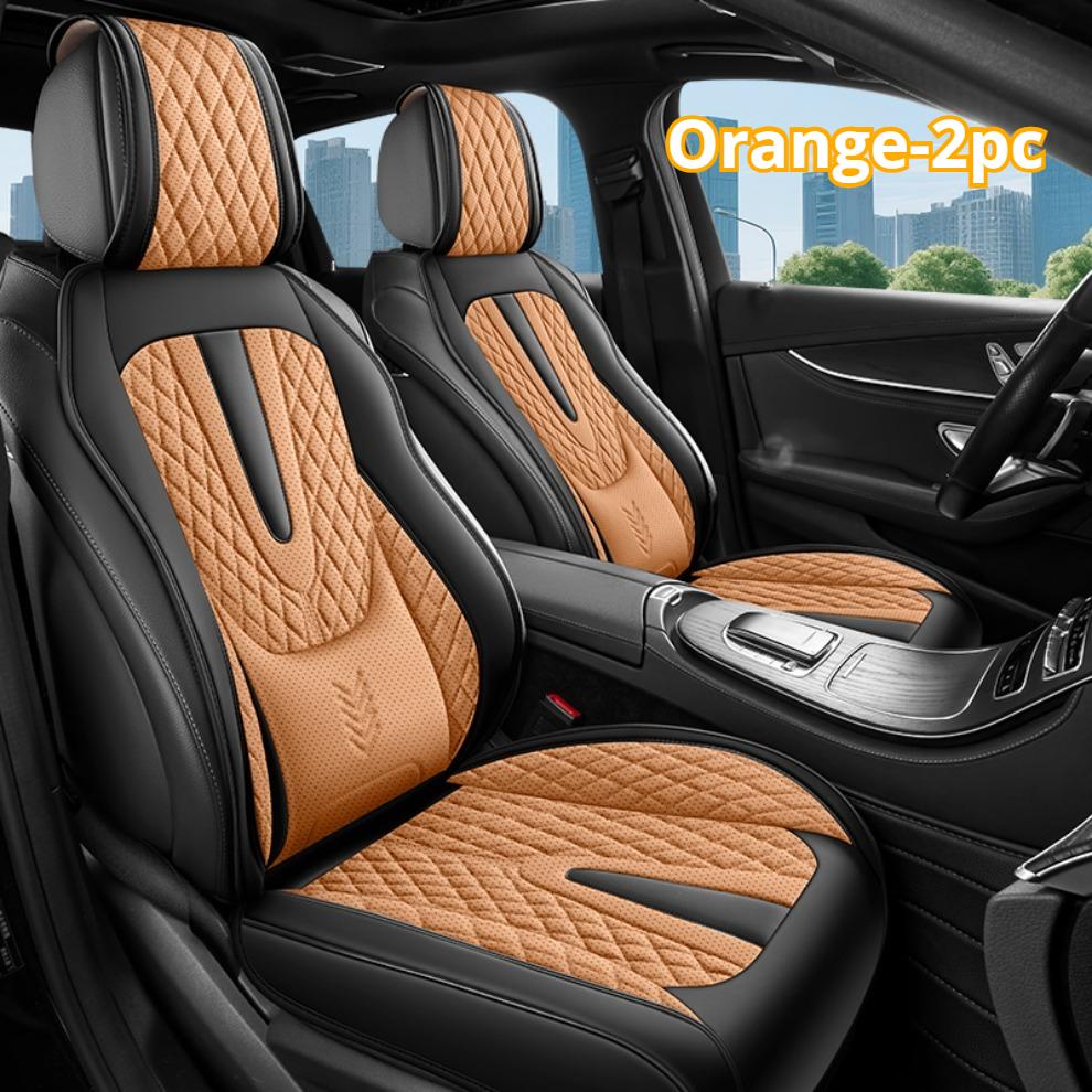 2pc Fixed Lumbar Support Car Seat Cushion, 7-Color Options, Comfortable & Durable, All-Season Car Seat Cover, Universal Fit