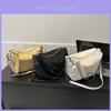 Canvas Large Capacity Casual Crossbody Bag With Chain Strap For Daily Use