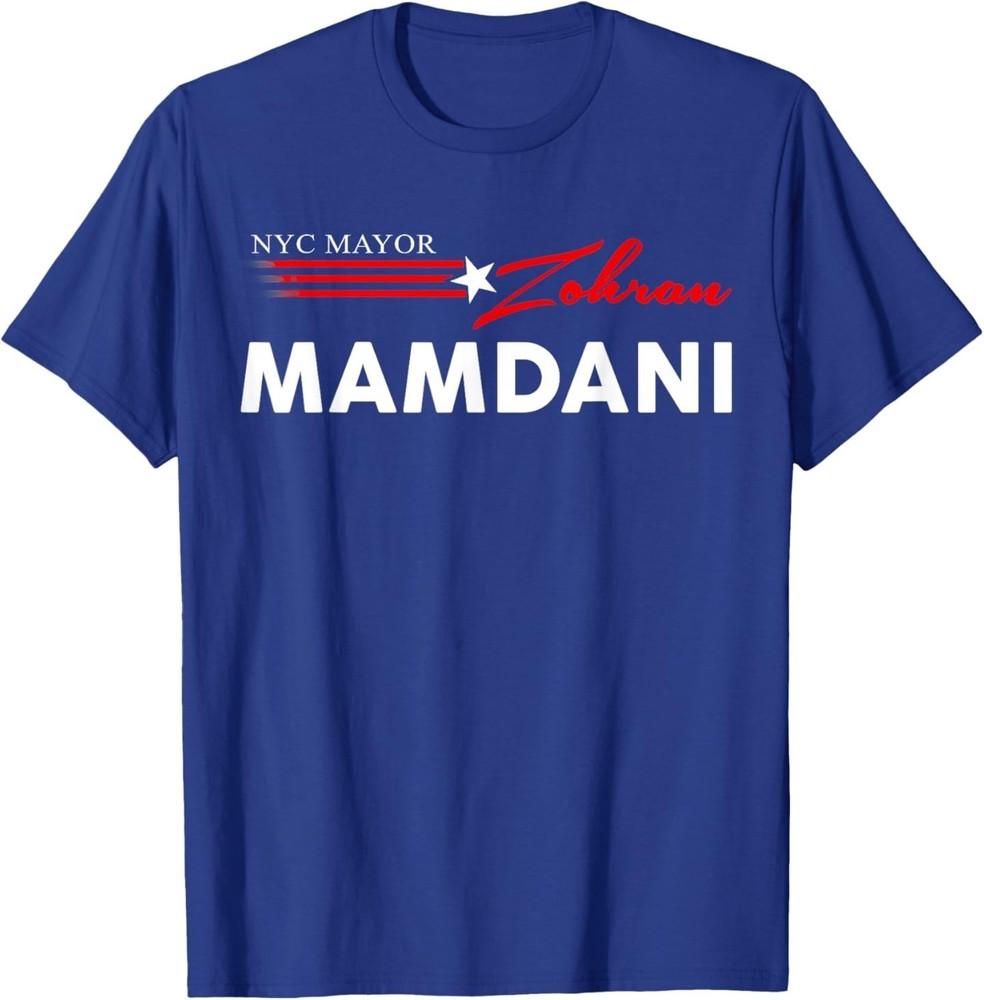 Zohran Mamdani Mayor NYC New York City US Flag Men Women T-Shirt L
