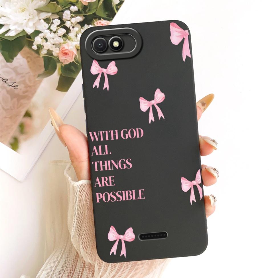 Casing For Redmi 6A Cover Fashion Cartoon Cute Funny Painted Silicone Phone Case M1804C3CG M1804C3CH M1804C3CI